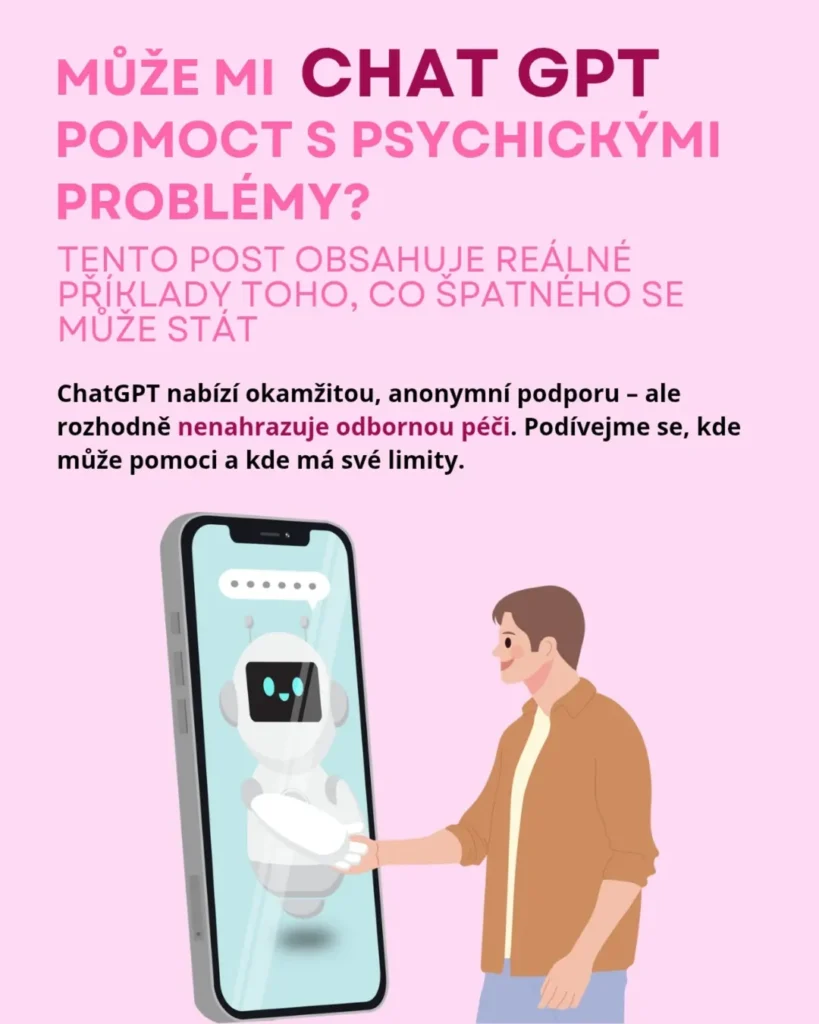 Náhled příspěvku Může mi chat GPT pomoct s psychickými problémy?