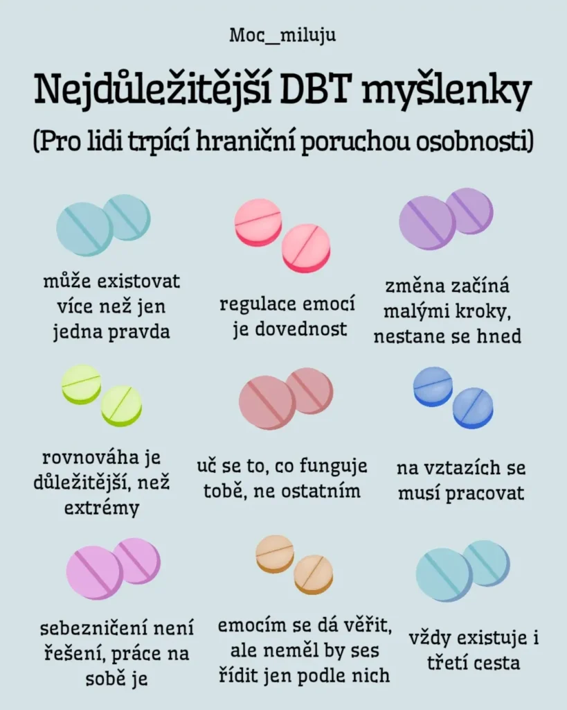 Náhled příspěvku Nejdůležitější DBT myšlenky