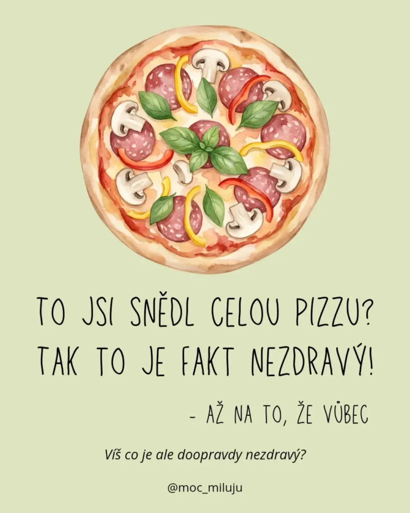 Náhled příspěvku Celá pizza je fakt nezdravá! Až na to, že vůbec