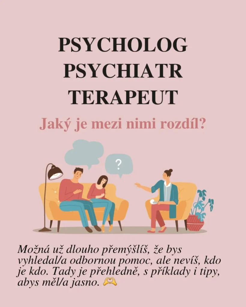 Náhled příspěvku Psycholog, psychiatr, terapeut – jaký je mezi nimi rozdíl?