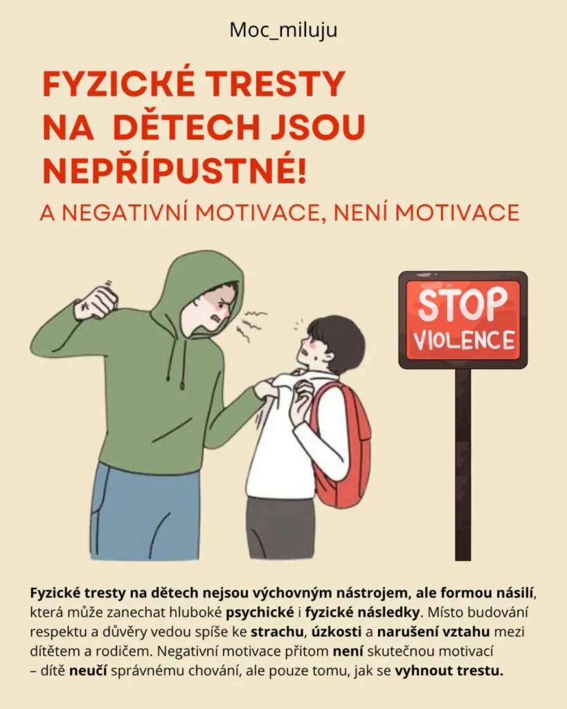 Náhled příspěvku Fyzické tresty na dětech jsou nepřípustné