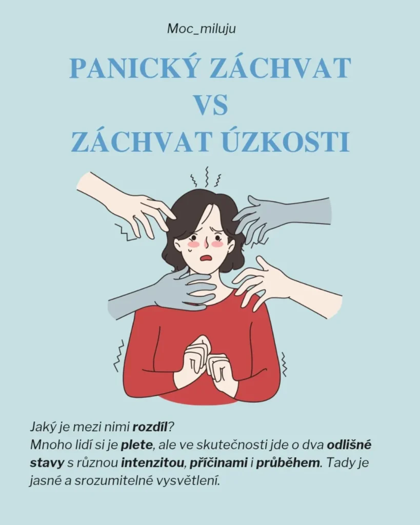 Náhled příspěvku Jaký je rozdíl mezi panickou atakou a záchvatem úzkosti?