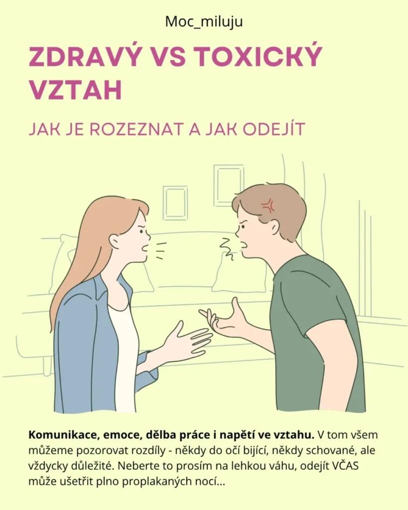 Náhled příspěvku Zdravý vs toxický vztah