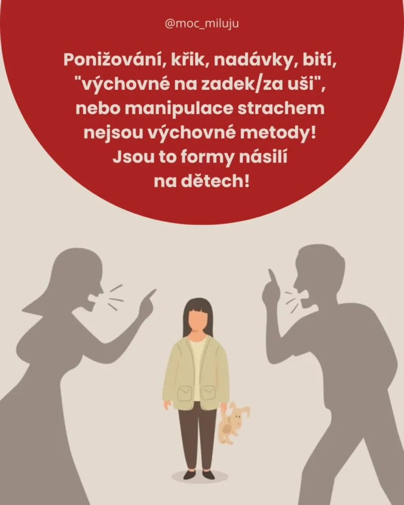 Náhled příspěvku Ponižování a křik nejsou výchovné metody