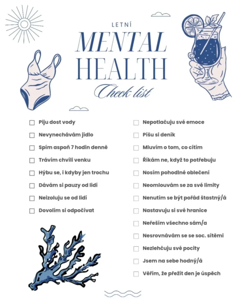 Náhled příspěvku Mental health checklist