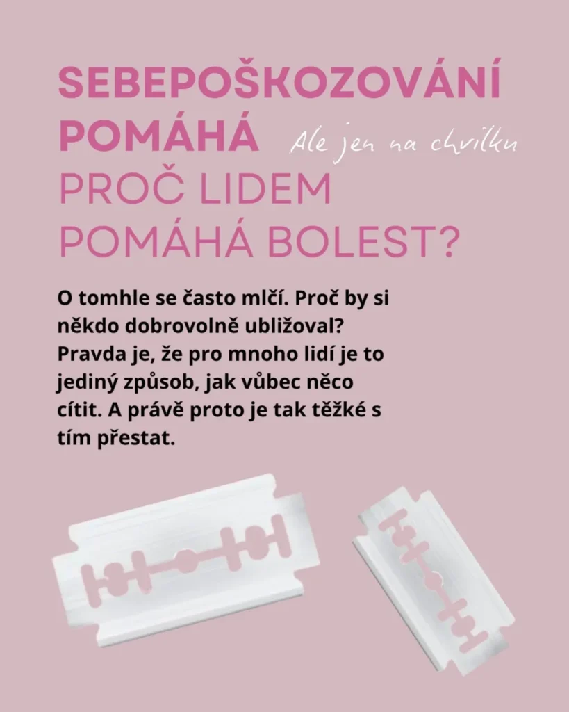 Náhled příspěvku Sebepoškozování “funguje”, ale jen na chvilku