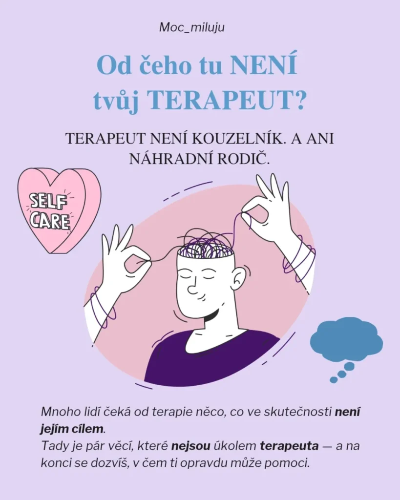 Náhled příspěvku Od čeho tu není tvůj terapeut