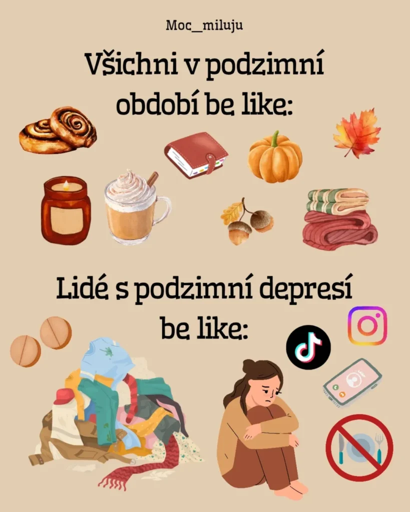 Náhled příspěvku Všichni na podzim vs lidi s podzimní depresí