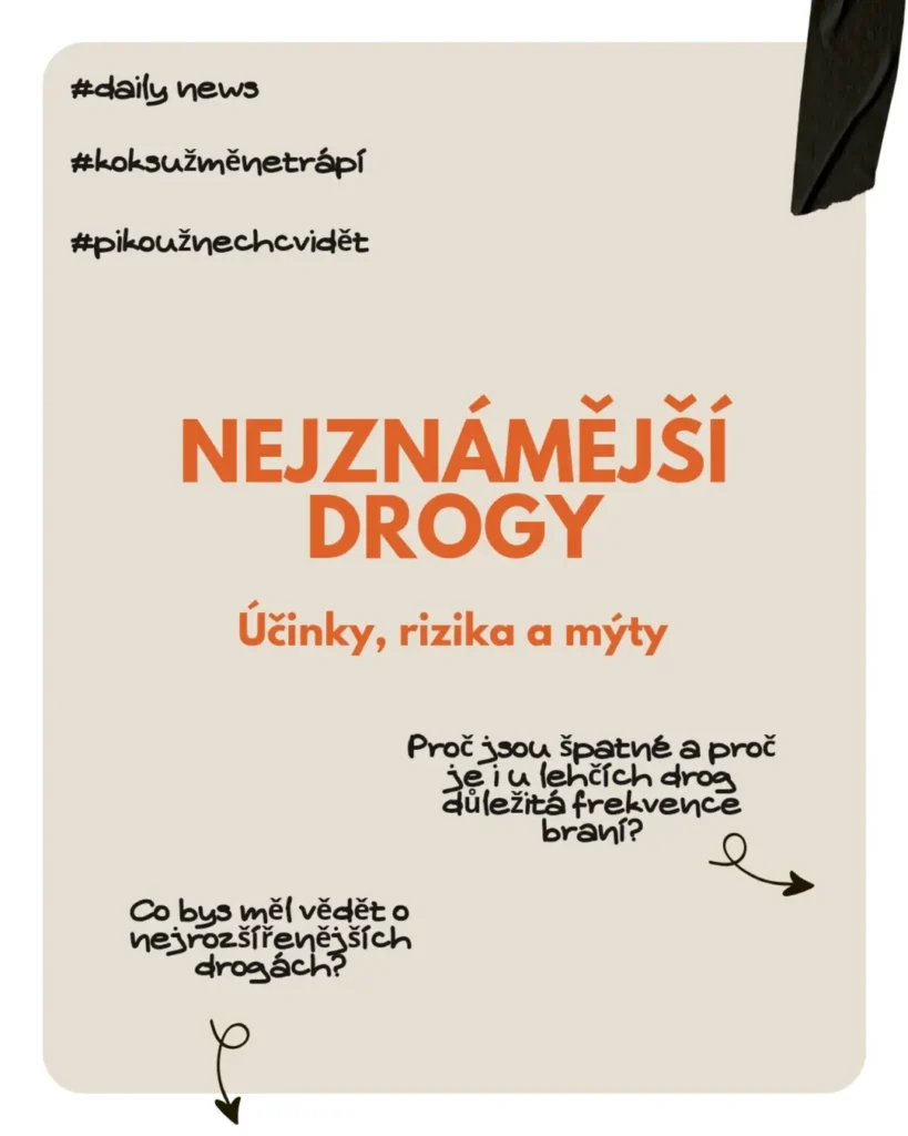 Náhled příspěvku Nejznámější drogy – účinky, rizika a mýty
