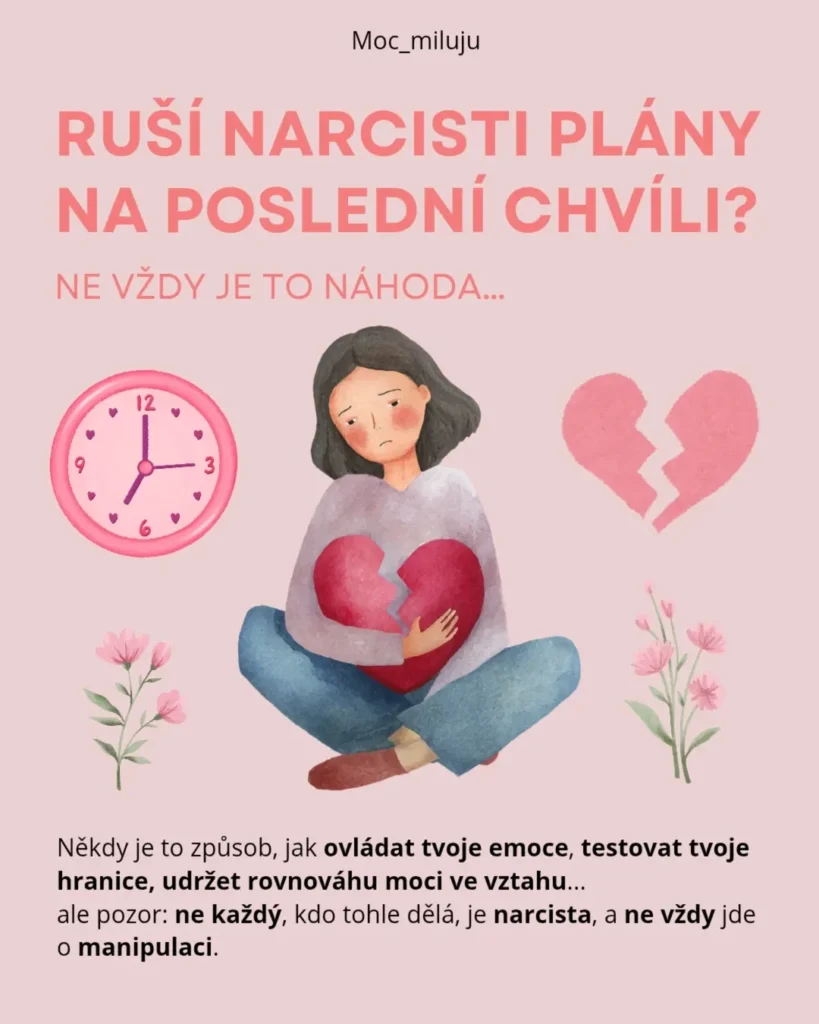 Náhled příspěvku Ruší narcisti plány na poslední chvíli?